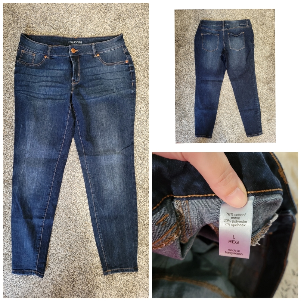 Maurices women's jeans, size large regular